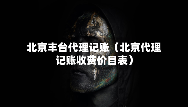 北京豐臺代理記賬（北京代理記賬收費(fèi)價(jià)目表）