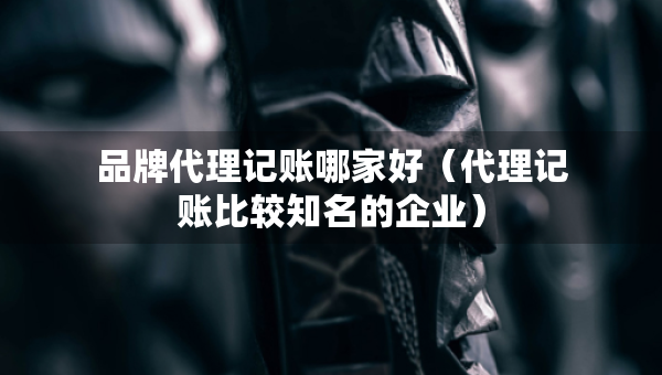 品牌代理記賬哪家好（代理記賬比較知名的企業(yè)）