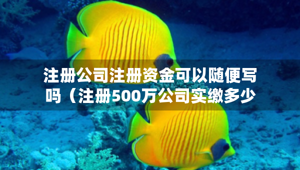 注冊公司注冊資金可以隨便寫嗎（注冊500萬公司實繳多少錢）