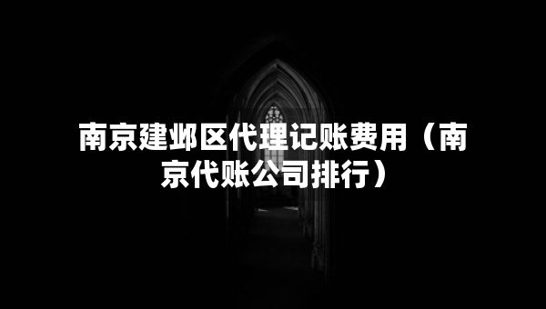 南京建鄴區(qū)代理記賬費(fèi)用（南京代賬公司排行）