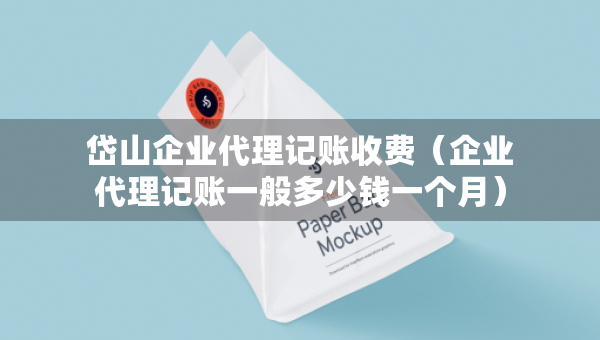 岱山企業(yè)代理記賬收費(fèi)（企業(yè)代理記賬一般多少錢一個(gè)月）