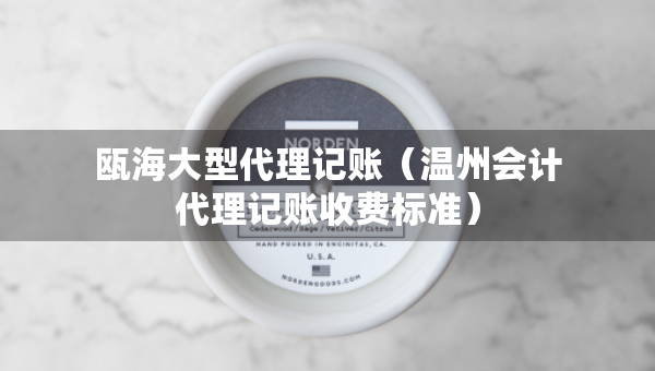 甌海大型代理記賬（溫州會計代理記賬收費標準）