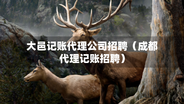 大邑記賬代理公司招聘（成都代理記賬招聘）