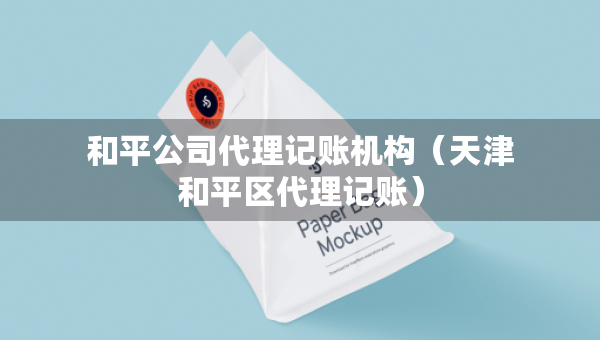 和平公司代理記賬機(jī)構(gòu)（天津和平區(qū)代理記賬）