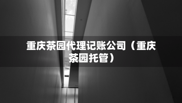 重慶茶園代理記賬公司（重慶茶園托管）