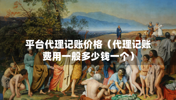平臺(tái)代理記賬價(jià)格（代理記賬費(fèi)用一般多少錢(qián)一個(gè)）