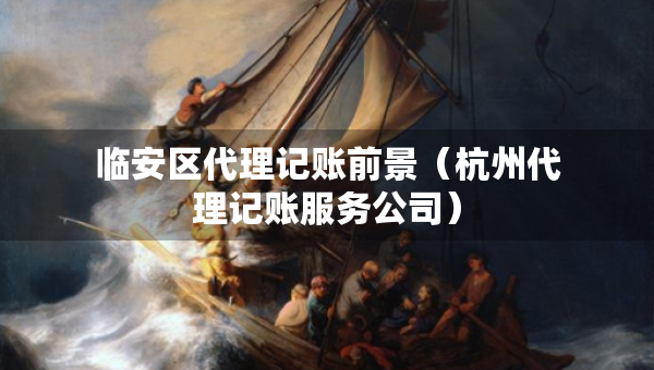臨安區(qū)代理記賬前景（杭州代理記賬服務(wù)公司）