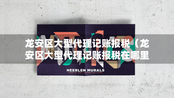 龍安區(qū)大型代理記賬報(bào)稅（龍安區(qū)大型代理記賬報(bào)稅在哪里）