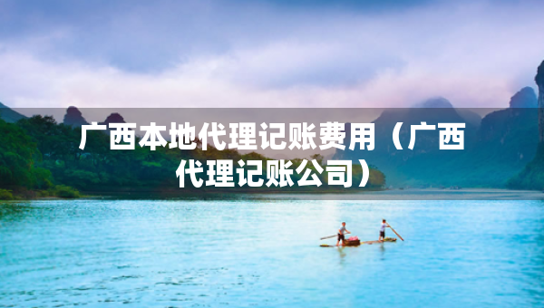 廣西本地代理記賬費(fèi)用（廣西代理記賬公司）