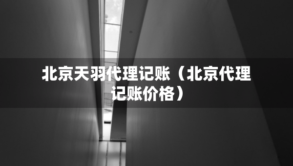 北京天羽代理記賬（北京代理記賬價(jià)格）