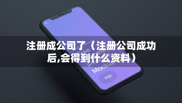 注冊(cè)成公司了（注冊(cè)公司成功后,會(huì)得到什么資料）