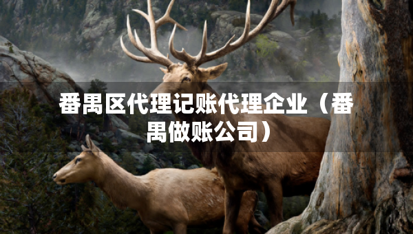 番禺區(qū)代理記賬代理企業(yè)（番禺做賬公司）