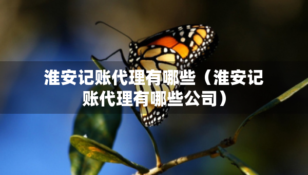 淮安記賬代理有哪些（淮安記賬代理有哪些公司）