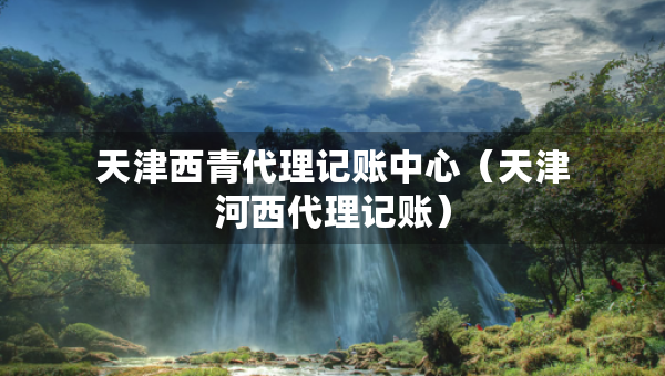 天津西青代理記賬中心（天津河西代理記賬）