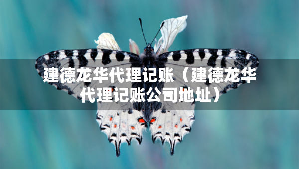 建德龍華代理記賬（建德龍華代理記賬公司地址）