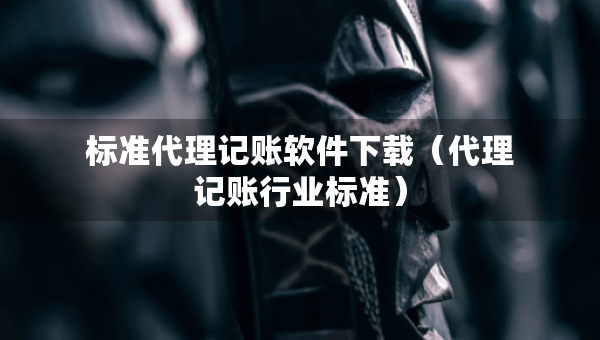 標準代理記賬軟件下載（代理記賬行業(yè)標準）
