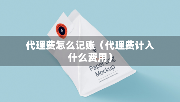 代理費(fèi)怎么記賬（代理費(fèi)計(jì)入什么費(fèi)用）