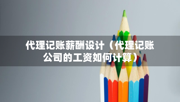 代理記賬薪酬設計（代理記賬公司的工資如何計算）