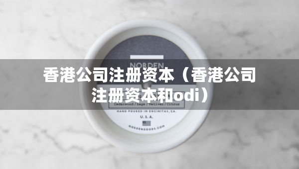 香港公司注冊(cè)資本（香港公司注冊(cè)資本和odi）