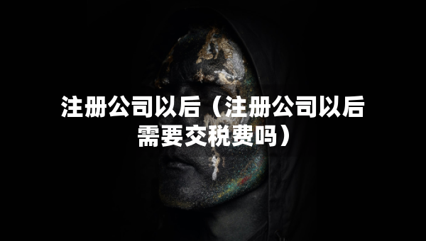 注冊(cè)公司以后（注冊(cè)公司以后需要交稅費(fèi)嗎）