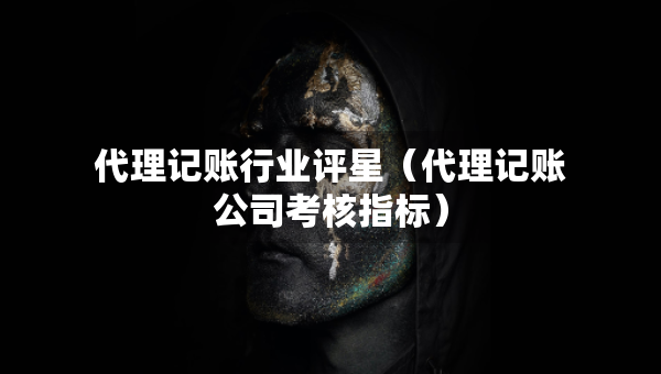 代理記賬行業(yè)評星（代理記賬公司考核指標(biāo)）