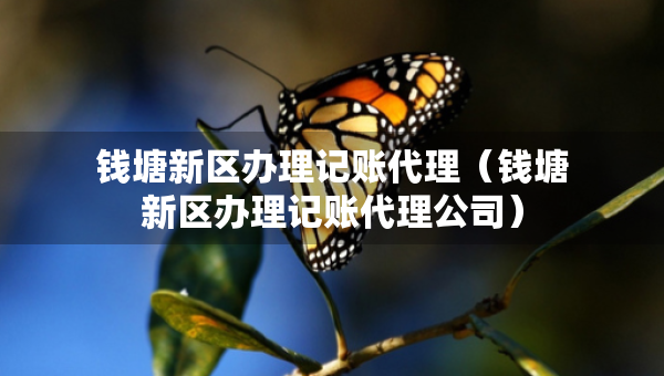 錢塘新區(qū)辦理記賬代理（錢塘新區(qū)辦理記賬代理公司）