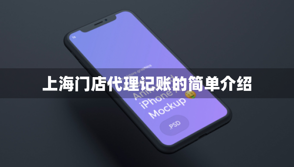 上海門店代理記賬的簡單介紹