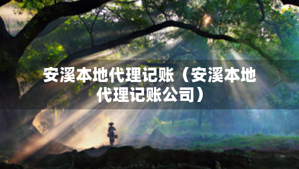 安溪本地代理記賬（安溪本地代理記賬公司）