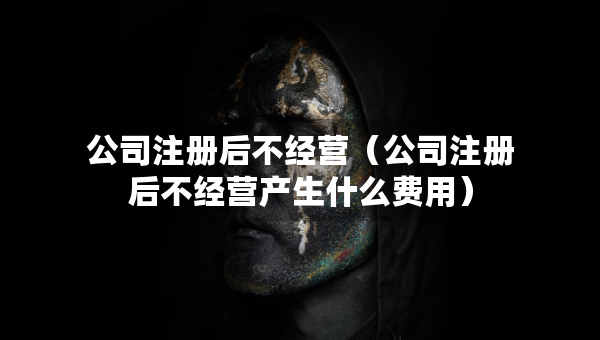 公司注冊后不經(jīng)營（公司注冊后不經(jīng)營產(chǎn)生什么費用）