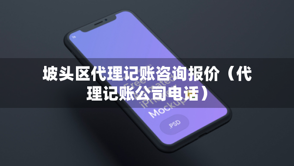坡頭區(qū)代理記賬咨詢報(bào)價(jià)（代理記賬公司電話）