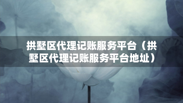 拱墅區(qū)代理記賬服務(wù)平臺（拱墅區(qū)代理記賬服務(wù)平臺地址）
