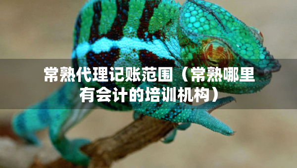 常熟代理記賬范圍（常熟哪里有會計的培訓(xùn)機構(gòu)）
