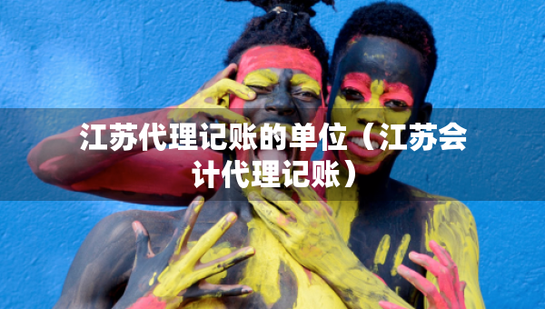 江蘇代理記賬的單位（江蘇會計代理記賬）