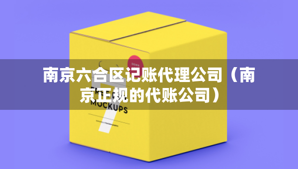 南京六合區(qū)記賬代理公司（南京正規(guī)的代賬公司）