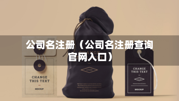 公司名注冊（公司名注冊查詢官網(wǎng)入口）