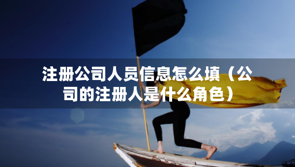 注冊公司人員信息怎么填（公司的注冊人是什么角色）