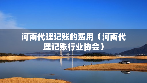 河南代理記賬的費(fèi)用（河南代理記賬行業(yè)協(xié)會(huì)）