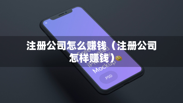 注冊公司怎么賺錢（注冊公司怎樣賺錢）