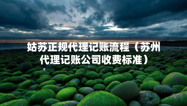 姑蘇正規(guī)代理記賬流程（蘇州代理記賬公司收費標(biāo)準(zhǔn)）