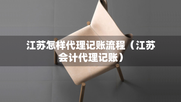 江蘇怎樣代理記賬流程（江蘇會計代理記賬）