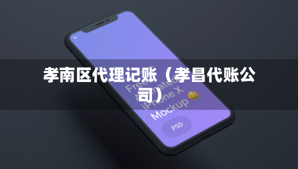 孝南區(qū)代理記賬（孝昌代賬公司）
