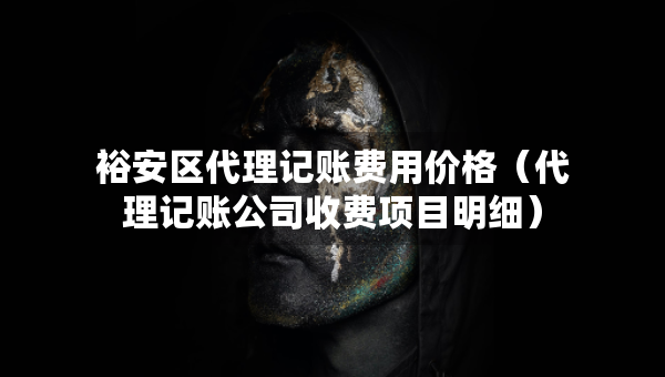 裕安區(qū)代理記賬費用價格（代理記賬公司收費項目明細）