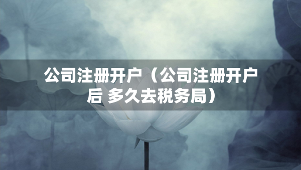 公司注冊(cè)開(kāi)戶(hù)（公司注冊(cè)開(kāi)戶(hù)后 多久去稅務(wù)局）