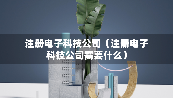 注冊(cè)電子科技公司（注冊(cè)電子科技公司需要什么）