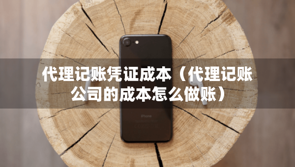 代理記賬憑證成本（代理記賬公司的成本怎么做賬）