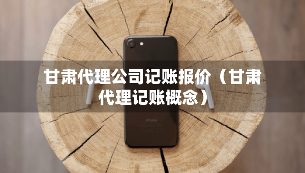 甘肅代理公司記賬報(bào)價(jià)（甘肅代理記賬概念）