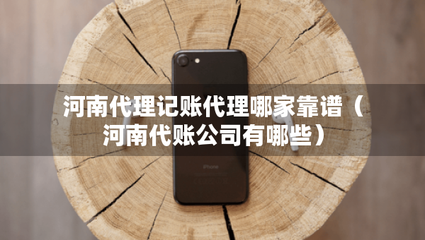 河南代理記賬代理哪家靠譜（河南代賬公司有哪些）