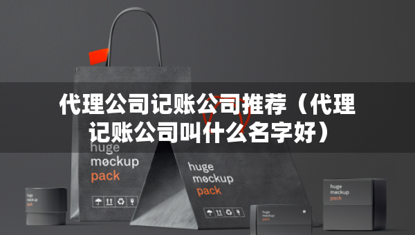 代理公司記賬公司推薦（代理記賬公司叫什么名字好）