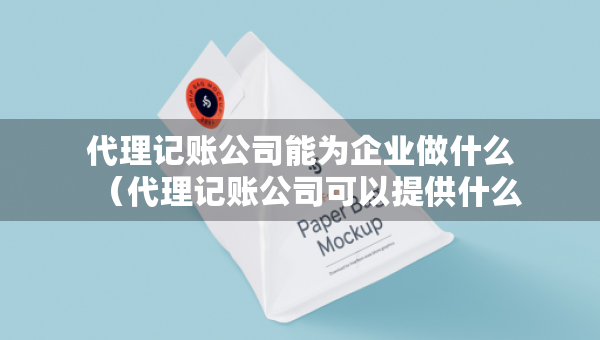 代理記賬公司能為企業(yè)做什么（代理記賬公司可以提供什么服務(wù)）