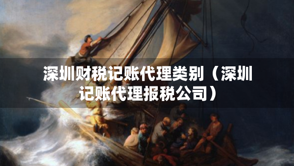 深圳財稅記賬代理類別（深圳記賬代理報稅公司）